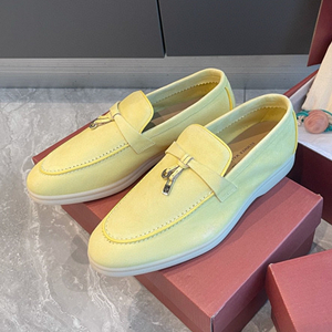 loro piana summer charms walk piping loafers shoes